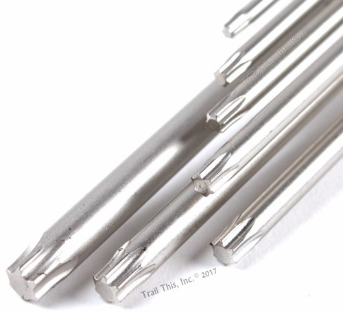 Pedro/'s L Torx 7-Piece Bicycle Wrench Set w// Holder T10 T15 T20 T25 T27 T30 T40
