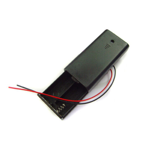 3 x On/Off Switch Holder 2 AA 3V Leads Battery Boxes