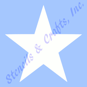 2/" STAR STENCIL STARS CELESTIAL CRAFT STENCILS TEMPLATE TEMPLATES PAINT NEW