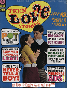TEEN-LOVE-STORIES-MAGAZINE-1969-Series-2-Near-Mint