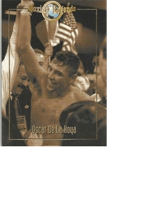 Oscar De La Hoya 1998 Futera Boxing Card