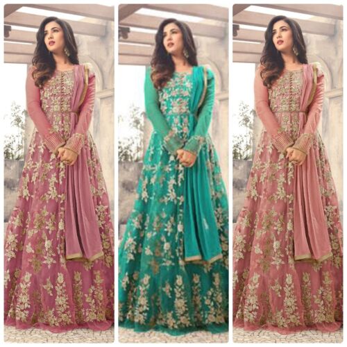Indian Bridal Anarkali Salwar Kameez Pakistani Dress Bollywood Formal Party Gown 