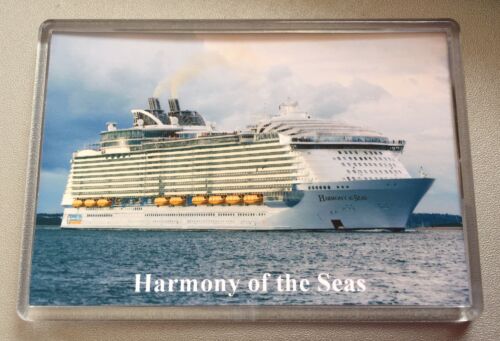 Royal Caribbean HARMONY OF THE SEAS Large Fridge Magnet Cruise Ship So'ton b 
