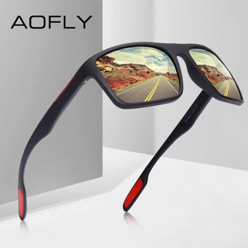 AOFLY Design Ultralight TR90 Lunettes De Soleil Polarisées Unisexe Pilote nuances Summer