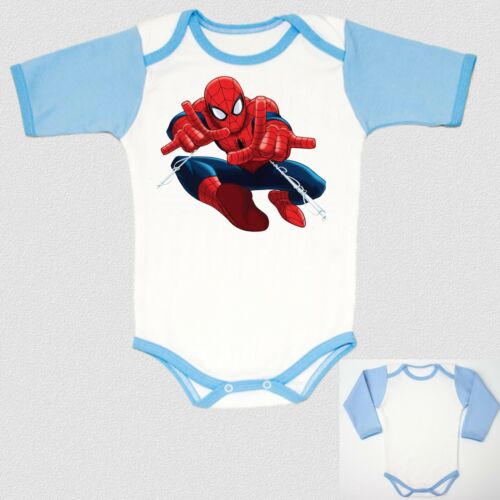 spider man model:1 BLUE baby body infant children boy toddler newborn 0-18 month
