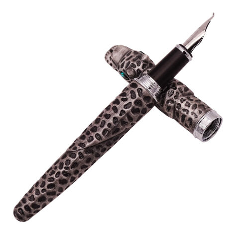 Crystal Eye Gray Fude Nib Fountain Pen Details about   Jinhao Leopard Bent Nib Calligraphy Pen 