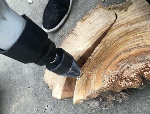 42mm High Speed Firewood Drill Bit Wood Log Splitter Screw Splitting Cone Driver