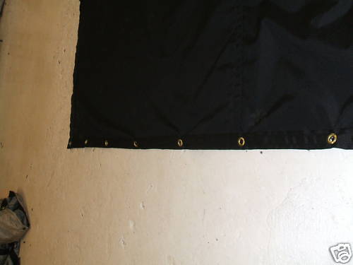 Black Stage Curtain//Backdrop//Partition Non-FR 9 H x 10 W