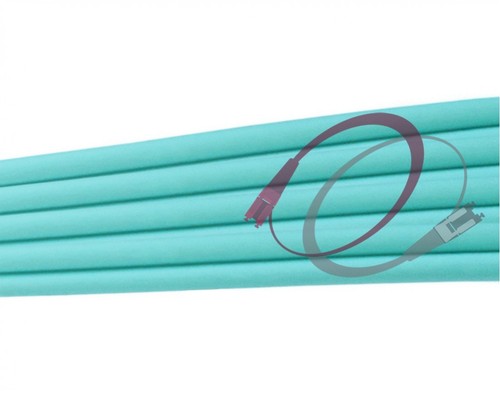 OM3 LC-SC 10Gb 50//125 Multimode Duplex Fiber Optic Cable 5 Meter