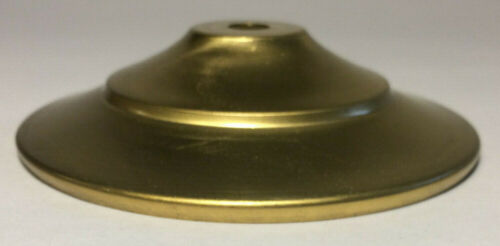 New 4 1//2/" Solid Spun Brass Vase Cap 1//8 IP VC613U Lamp Cap Unfinished Brass