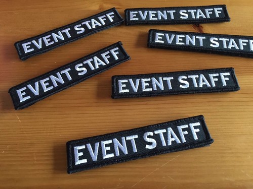 Nome Patch gancio e linea chiusa V © 5/"X 1/" ricamato Airsoft Sicurezza Gilet Piastra