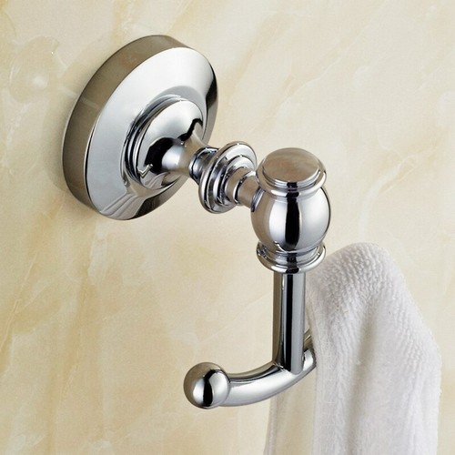 Polished Chrome Bathroom Hardware Set Bath Accessories Towel Bar Ring Holder