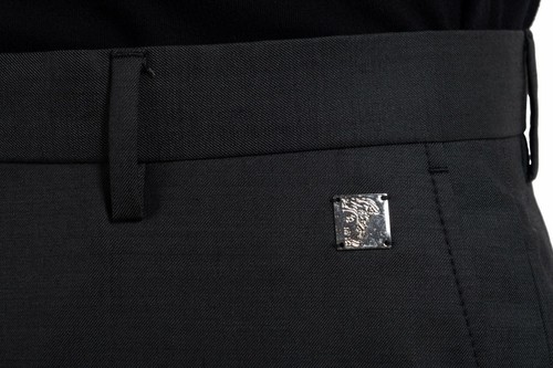 Versace Collection Men/'s Charcoal 100/% Wool Dress Pants Size 32 34 36 38