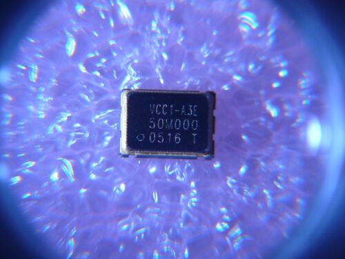 VECTRON VCC1-A3E-50M00 CRYSTAL OSCILLATOR CLOCK 50MHz CMOS OUTPUT  Qty.2