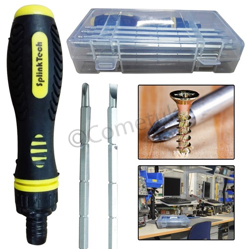 8pcs Mechanics Screwdriver Set Eelectrical Tool Kit Hex Torx Phillips /& Slotted
