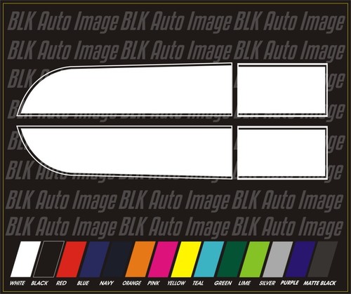 Hood Trunk Racing Stripes Stripe Auto Car Stickers Decals