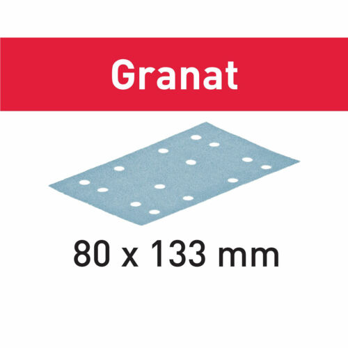Festool Schleifstreifen STF 80x133 P80 GR/10 Granat 10 Stück 
