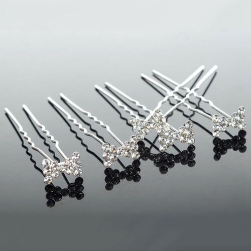 Lot Fashion Pearl Flower Crystal Hair Pins Clips Wedding Bridal Bridesmaid Combs