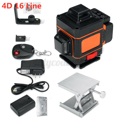 3D Laser Level 16/12 Line LED Display 360° Rotary Self Leveling Measure Machine 