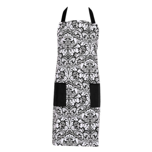 Soft Cotton Woman Apron Bibs Pretty Flower Printed Cooking Aprons Kitchen Supply 