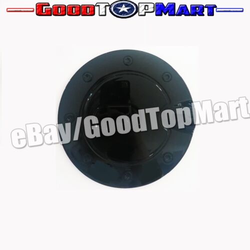 For 2003 04 05 06 07 08 Dodge Ram 1500 2500 3500 Black Gloss Color Gas Cap Cover