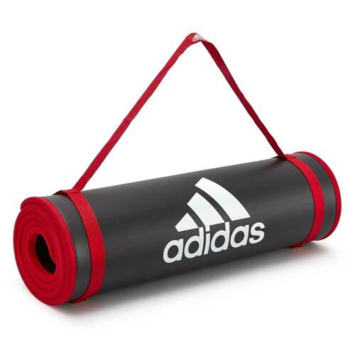 Adidas 10 mm Exercice Tapis Large Épais Gym Entraînement Fitness Yoga sangle de transport