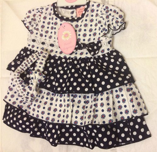 Bebé Niñas Vestido de múltiples capas Lindo 3pc Con Pantalones /& Hyadby by sweet Elegance