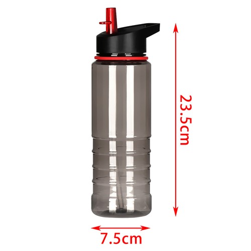 700MLFlip Straw Drink Healthy Water Bottle Cycling Outdoor Drink Bottle with Lid