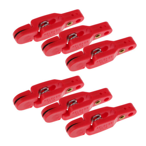 6x Adjustable Offshore Fishing Planer Board Line Clip Downriggers Outriggers