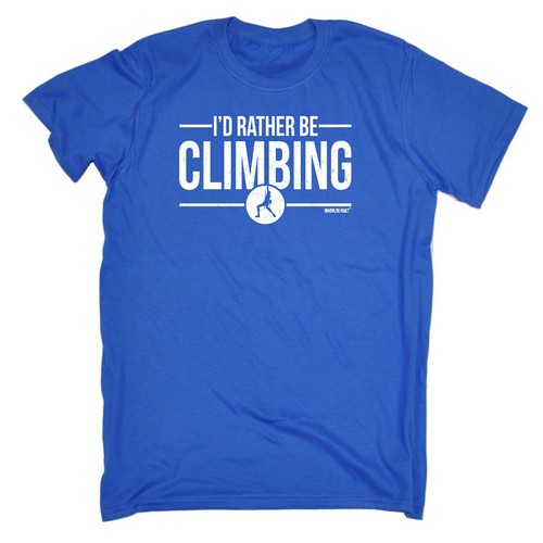 Id Rather Be Rock Climbi Rock Climbing Kids Childrens T-Shirt Funny tee TShirt