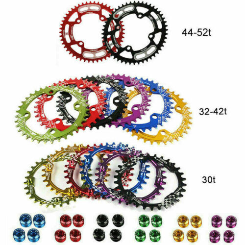 SNAIL 104BCD Narrow Wide Single 30-52T MTB Chainring Bicycle Aluminum Sprockets 