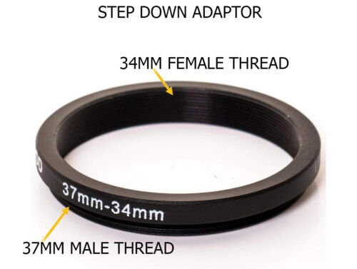 82-77mm Metal Step down Ring Lens Adapter 82 to 77 Filter Thread UK SELLER 