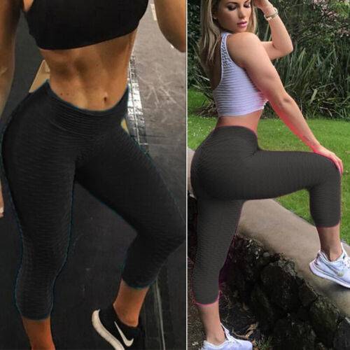 Women Booty Push Up Yoga Shorts Compression Hot Pants Sport Gym Fitness Run SFC