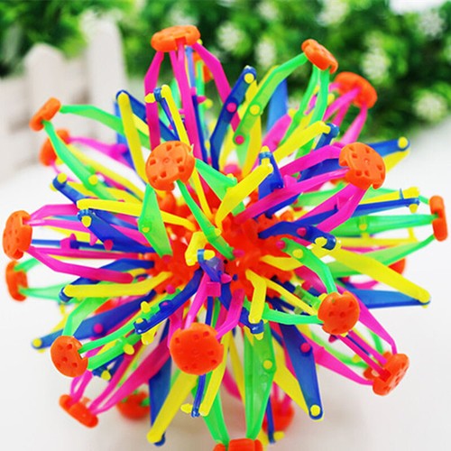 Childrens Kids Expandable Magic Ball Toy Plastic Multi Colours Enlarge Fun
