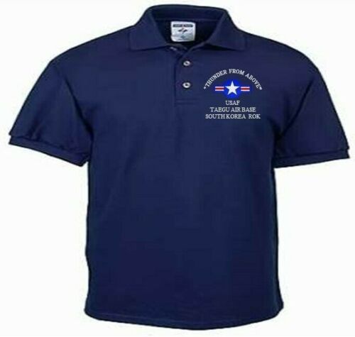 BITBURG AIR BASE GERMANY *USAF*EMBROIDERED LIGHTWEIGHT POLO SHIRT