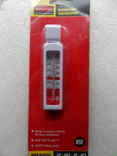 NEW Refrigerator Thermometer CHOICE of Comark or Rubbermaid 