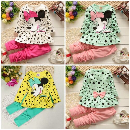 Baby clothes baby kids girls cotton outfits spring clothes tops&pants cartoon