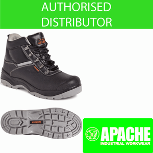 Worksite SS609SM Leather Work Hiker Safety Boot Steel Toe Cap