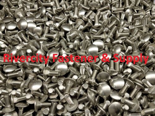 Screws  8mm x 25mm Details about  /  25 M8-1.25x25mm or M8x25 mm Stainless Carriage Bolts