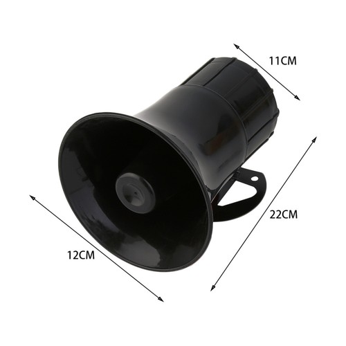 7 Sound Loud Car Warning Security Alarm Police Fire Siren Selector System 150dB