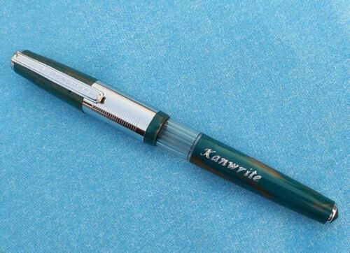 Kanwrite Eyedropper Demonstrator Flex Nib Fountain Pen Vintage Look Lot Of 6