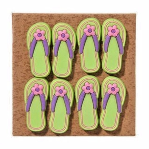 Corkies Push Pins FLIP FLOPS Classroom Office Dorm Bedroom Daycare Gift B175