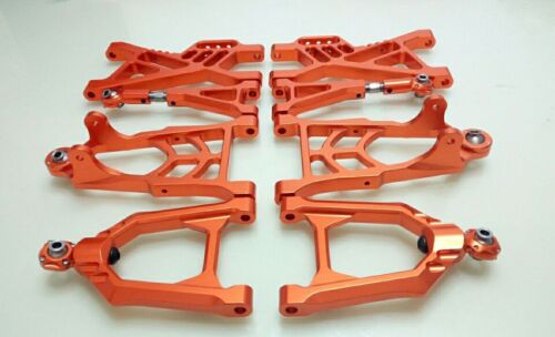 CNC Alloy suspension arm front rear Set for 1//5 hpi baja 5b parts km rovan 8pcs