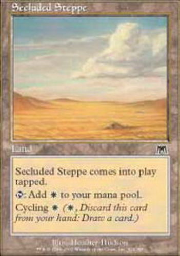 4x Secluded Steppe NM-Mint English Onslaught MTG Magic 