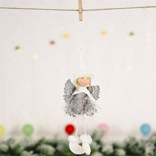 Details about   New Year 2020 Christmas Cute Plush Angel Dolls Xmas Tree Ornaments Decor Kids US 