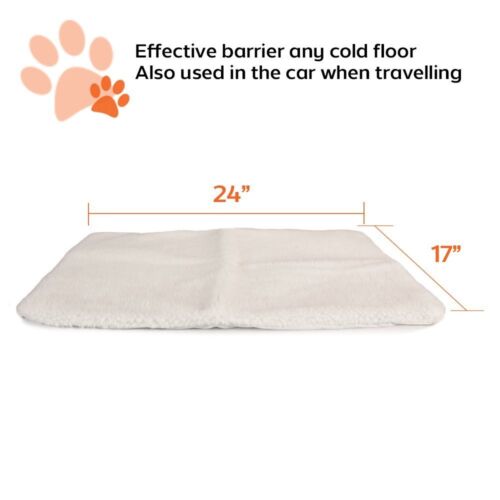 NEW Self Warming Pet Bed Cushion Pad Dog Cat Cage Kennel Crate Soft Cozy Mat