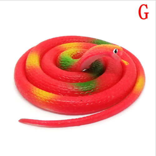 1Pc~realistic soft rubber toy snake safari garden prop joke prank halloween~giJB