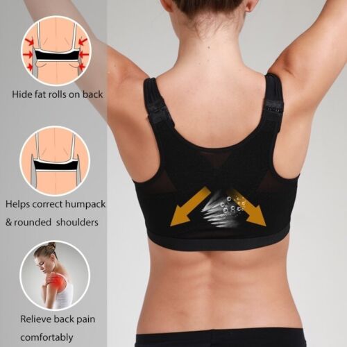 Women Posture Corrector Bra Wireless Back Support Lift Up Non-padded Body Shaper