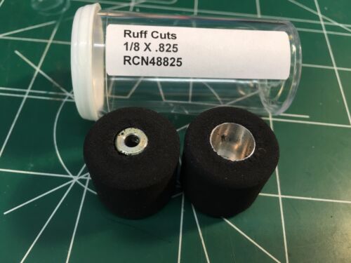 Ruff Cuts Tires 1//8 x .825 Standard Hub .400 Fish Rubber FCR tires Mid America