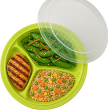Portion Control Lunch Container with Lid – Travel Food Storage for Meal Prep, Be